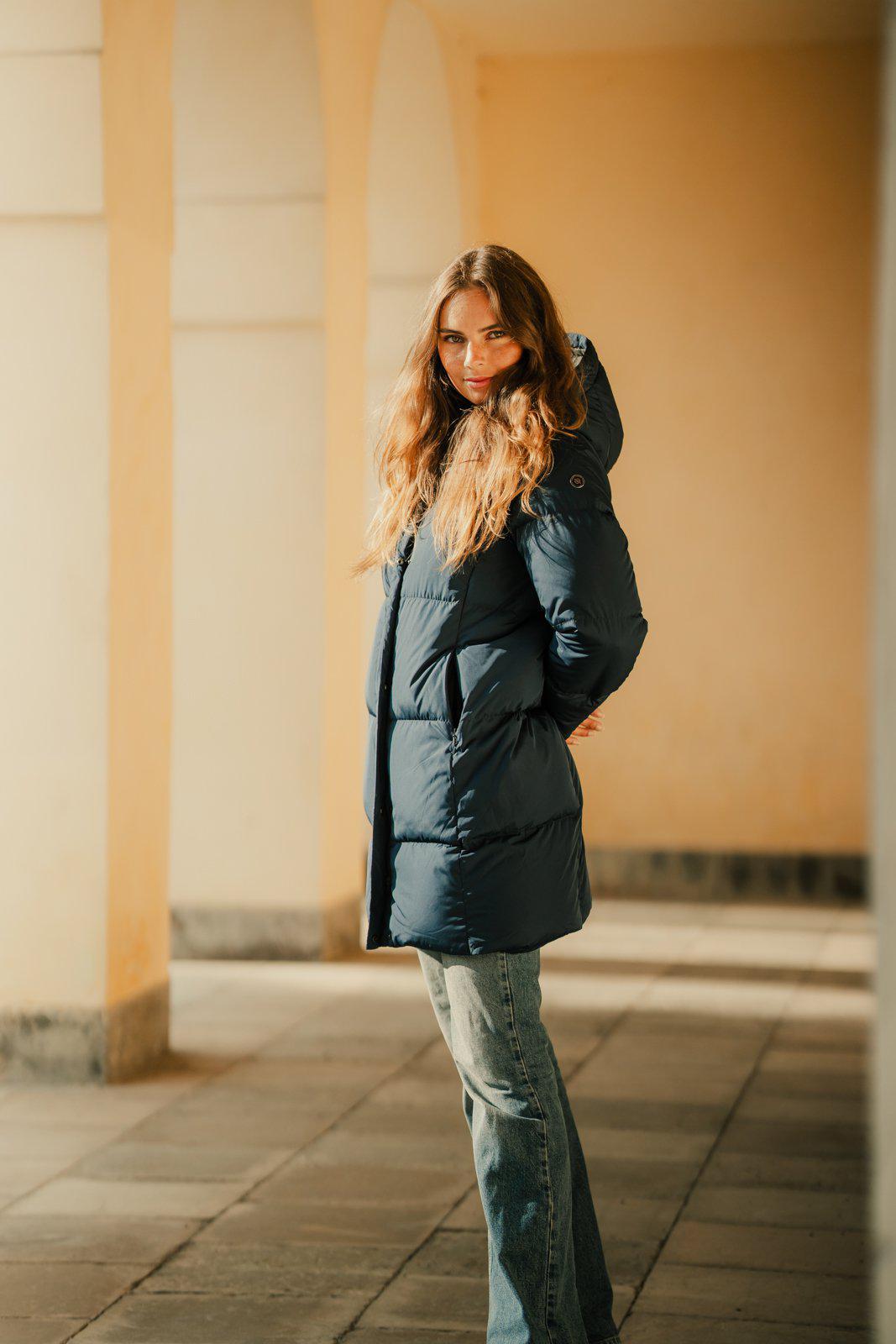 SÄLEN DUNJACKA GREEN FOREST - DAM - Norrsken Jackets Swedish