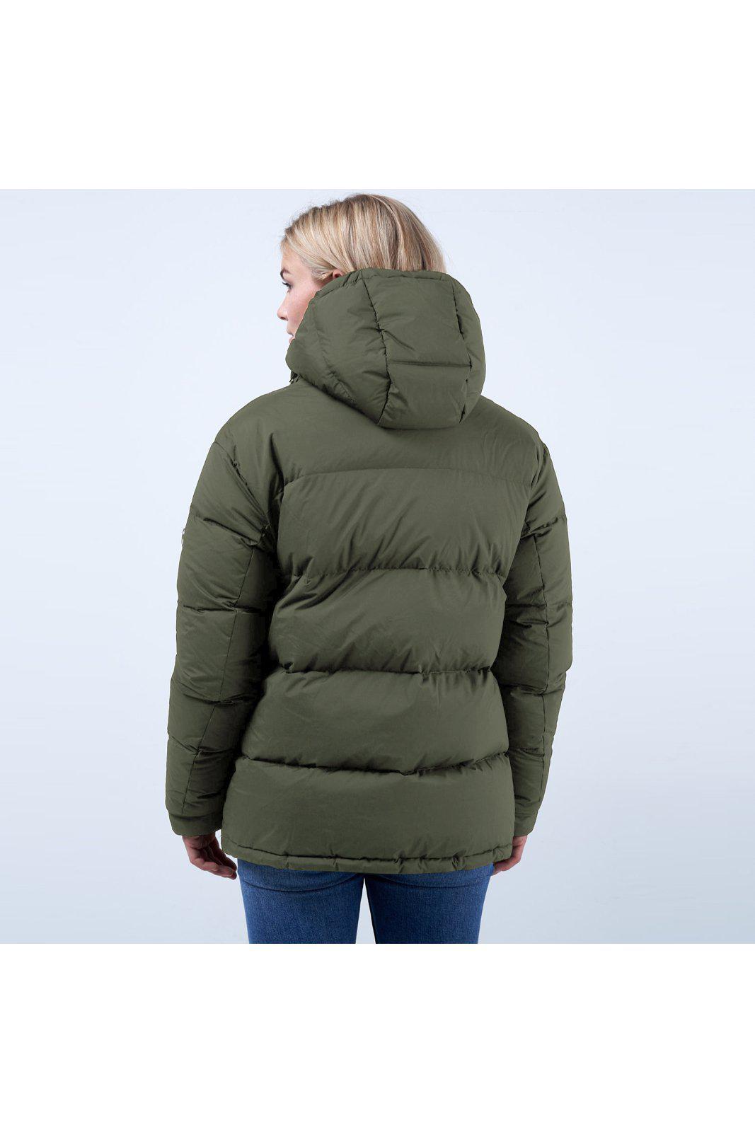 KALIX down jacket OLIVE GREEN - WOMEN - Norrsken Jackets Swedish